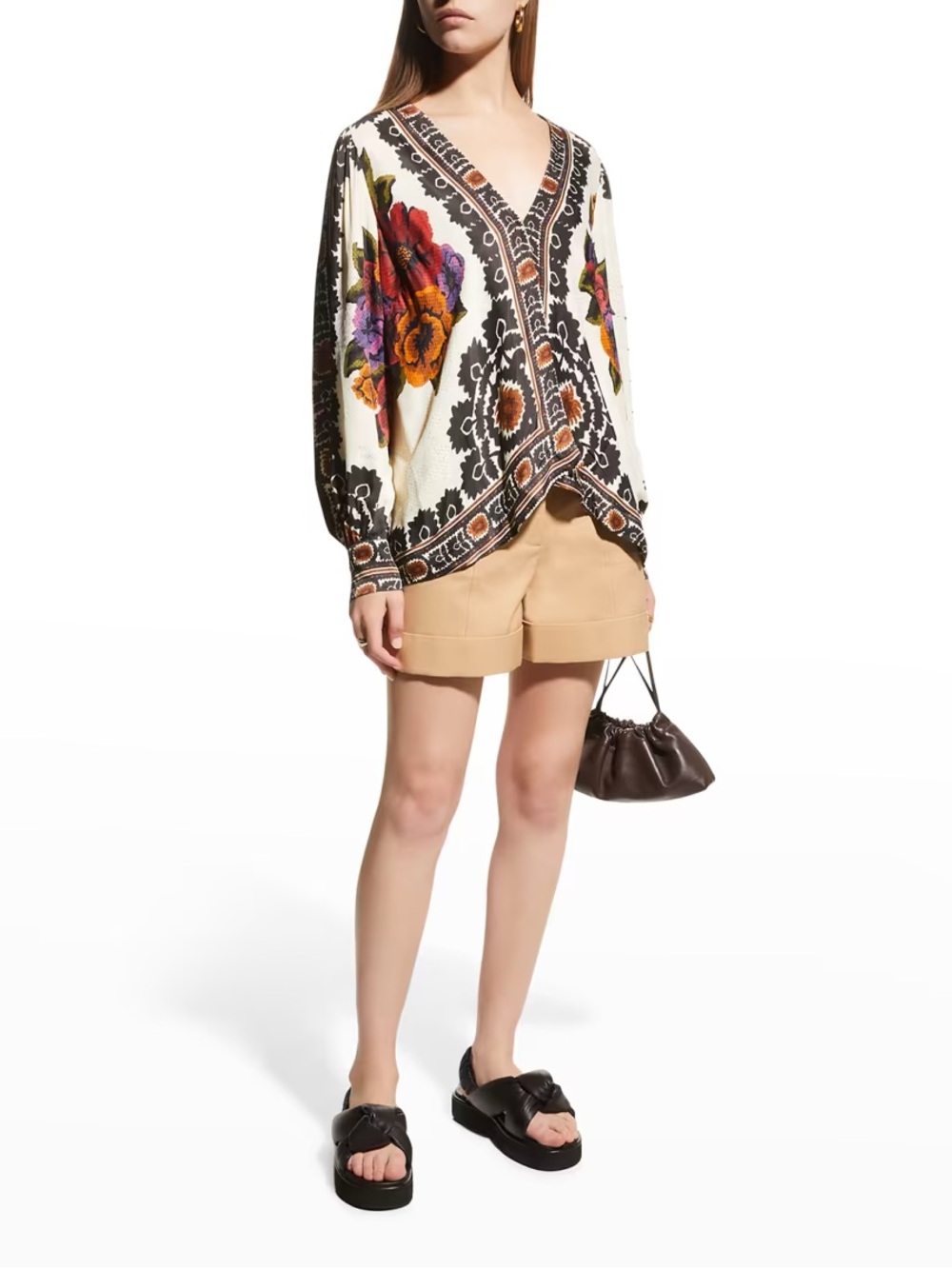 Farm Rio tapestry blouse